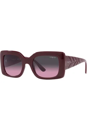 vogue Women Gradient Grey Lens Rectangle Sunglasses - 0VO5481S30489052