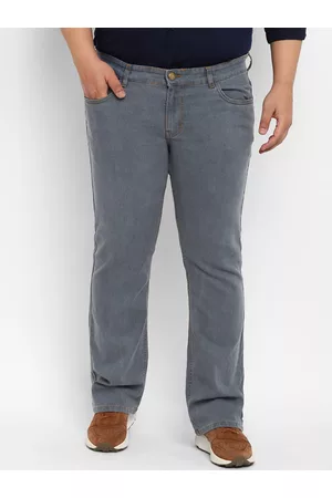 URBANO Men Clean Look Mid-Rise Stretchable Bootcut Jeans