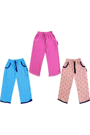 IndiWeaves Girls Pack of 3 Mid-Rise Cotton Printed Capris