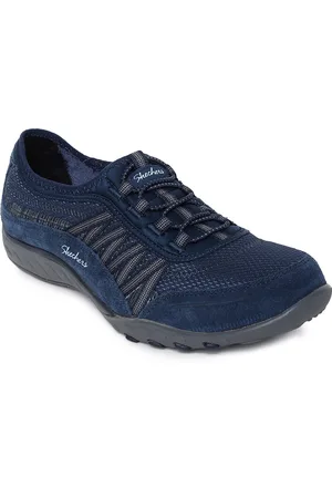 Skechers Women Navy Blue Slip-On Sneakers