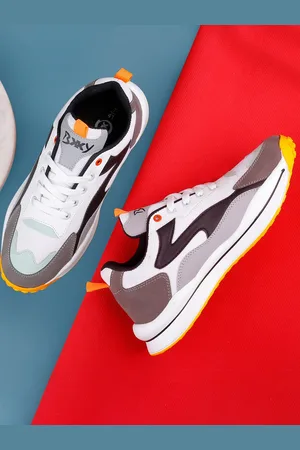 BXXY Men Non-Marking Flyknit Technology Running Shoes