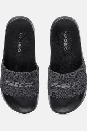 Skechers Men Self Design & Brand Logo Embroidered Side Lines 2.0 Hurton Sliders