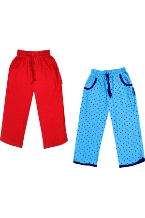 IndiWeaves Girls Pack of 2 Mid-Rise Cotton Printed Capris