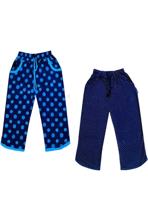 IndiWeaves Girls Pack of 2 Printed Pure Cotton Capris