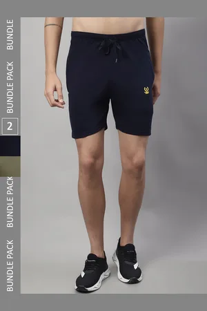 VIMAL JONNEY Men Pack Of 2 Mid-Rise Knitted Cotton Sports Shorts
