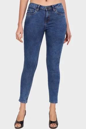 Mast & Harbour Women Blue Mid-Rise Skinny Fit Stretchable Jeans