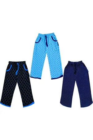 IndiWeaves Girls Pack of 3 Mid-Rise Cotton Printed Capris