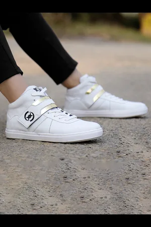 BXXY Men Leather Mid-Top Sneakers