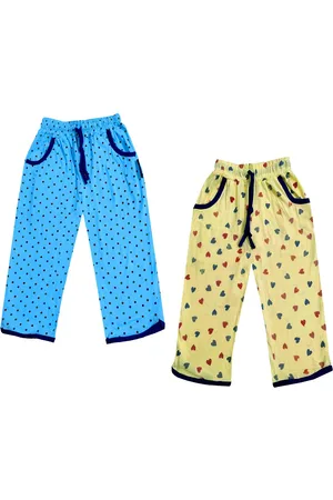 IndiWeaves Girls Pack of 2 Mid-Rise Cotton Printed Capris