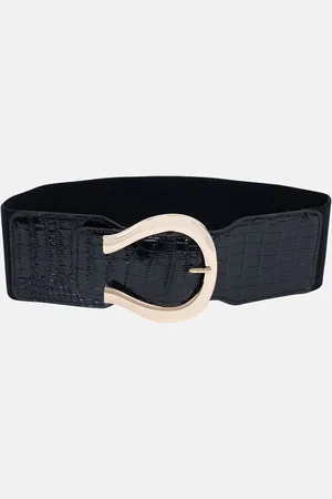 Kazo Women Woven Design Tang Belt