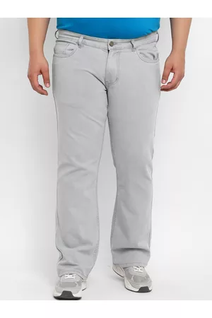 URBANO Men Mid-Rise Clean Look Stretchable Bootcut Jeans