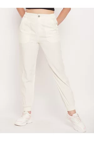 MADAME Women Regular Fit Cotton Joggers