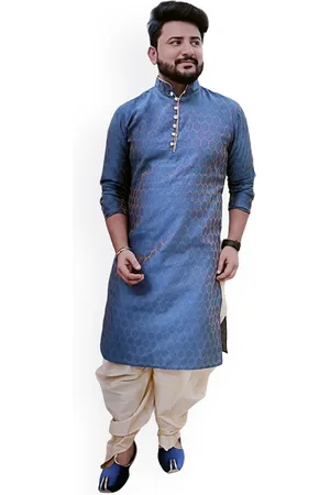 Sydney Heights Ethnic Motifs Woven Design Regular Kurta With Dhoti Pants