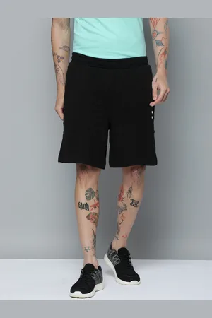PUMA Men Pure Cotton Relaxed Fit Classics Pintuck 8" Shorts