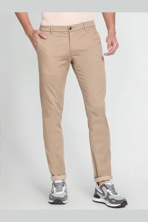 Arrow Men Skinny Fit Low-Rise Cotton Chinos