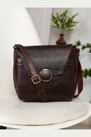 Teakwood Leathers Structured Sling Bag