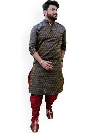 Sydney Heights Ethnic Motifs Woven Design Kurta With Dhoti Pants