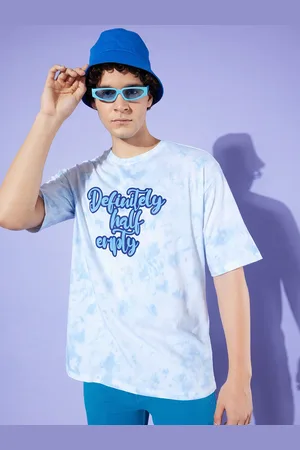 Kook N Keech Tie and Dye Printed Pure Cotton Applique T-shirt