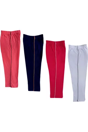 IndiWeaves Girls Pack of 4 High-Rise Cotton Capris