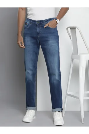 Tommy Hilfiger Men Straight Fit Heavy Fade Stretchable Jeans