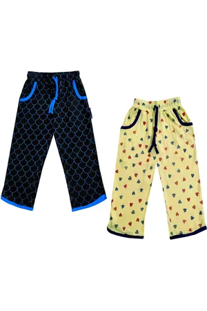 IndiWeaves Girls Pack of 2 Mid-Rise Cotton Printed Capris
