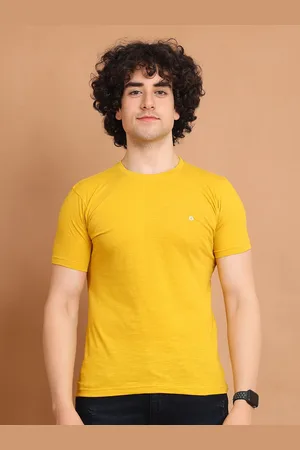 berry blues Round Neck Half Sleeve Cotton T-shirt