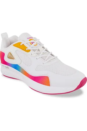 Campus Women Off White Mesh Running Shoes