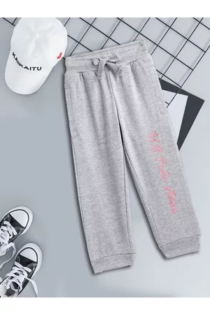 Ralph Lauren Girls Grey Printed Joggers