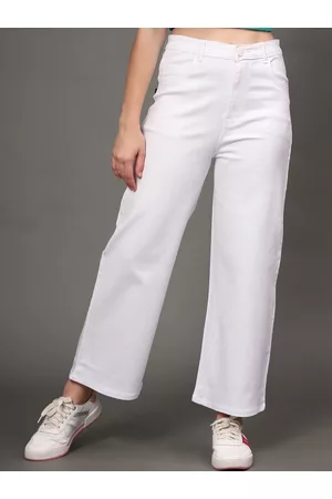 AngelFab Women Relaxed Fit High-Rise Jeans