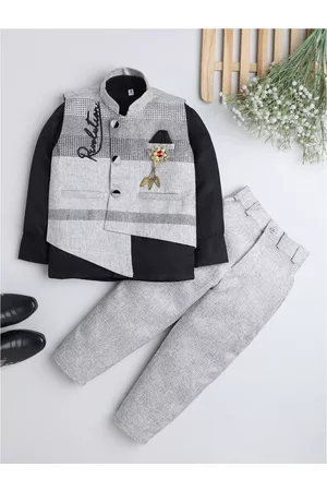 BAESD Boys Single Breasted 3-Piece Suit