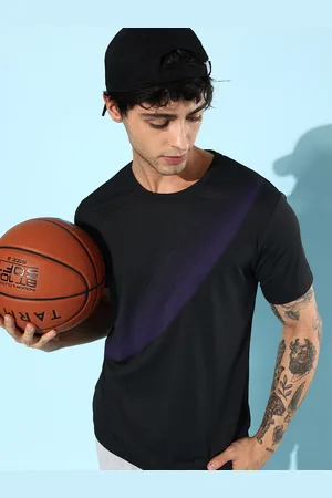 WROGN Men Dry Pro Abstract Printed Slim Fit Sports T-shirt