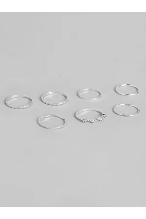 Accessorize Set of 7 Finger Rings