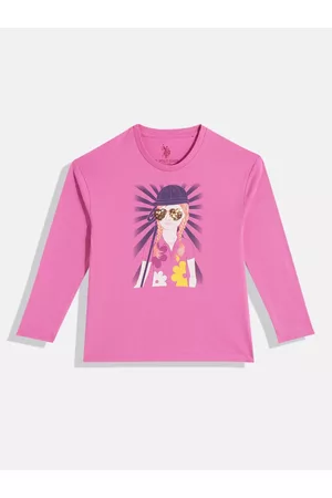 Ralph Lauren Girls Printed Pure Cotton T-shirt