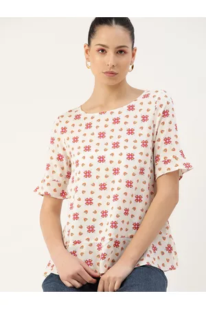 Kook N Keech Geometric Print Top