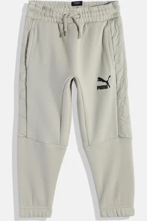 PUMA Boys Grey Classics Matchers Sweatpants
