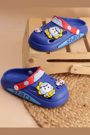 PASSION PETALS Kids BAM Dino Embossed Lightweight Basics Clogs