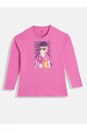 Ralph Lauren Girls Pure Cotton Printed T-shirt