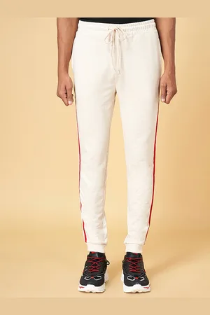 Pantaloons Men Off White Solid Jogger