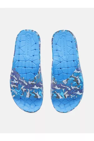 Skechers Boys Hogan Dangerous Waters Printed Sliders