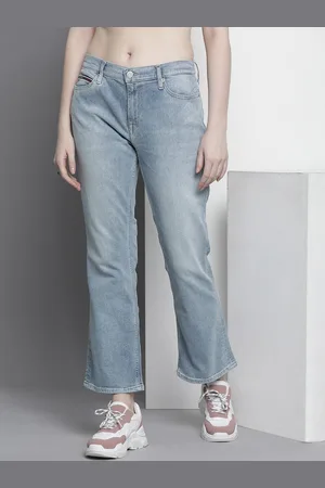 Maddie Mid Rise Bootcut Faded Jeans, Denim