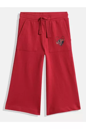 Ralph Lauren Girls Brand Logo Printed Pure Cotton Track Pants
