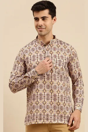 Sanwara Ethnic Motifs Printed Cotton Kurta
