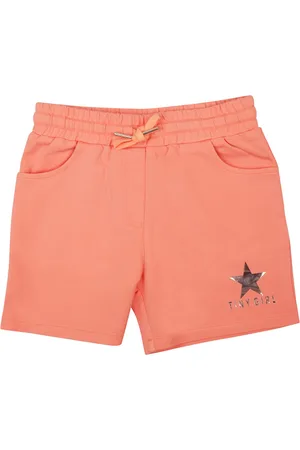 Tiny Girl Girls Peach-Coloured Cotton Shorts