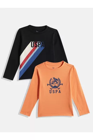 Ralph Lauren Boys Pack of 2 Printed Pure Cotton T-shirts