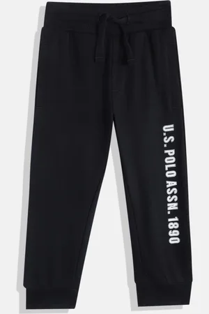 Ralph Lauren Boys Brand Logo Printed Pure Cotton Joggers