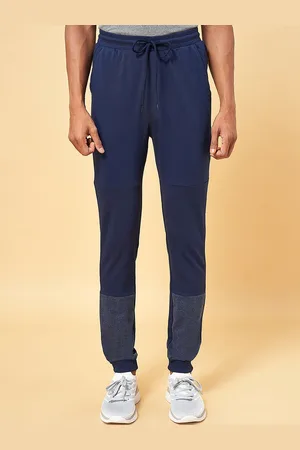 Pantaloons Men Navy Blue Solid Slim Fit Joggers