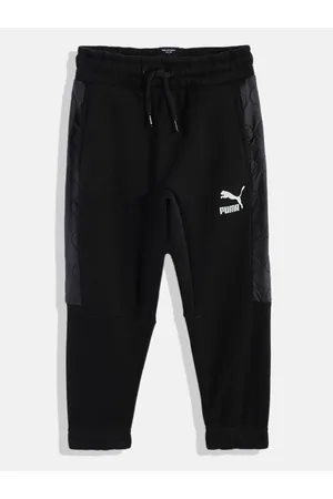 PUMA Boys Black Classics Matchers Sweatpants