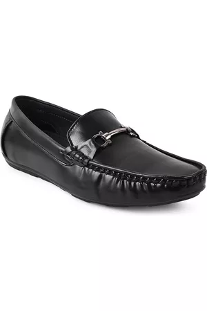 PARAGON Men Metal Accents Round Toe Formal Loafers