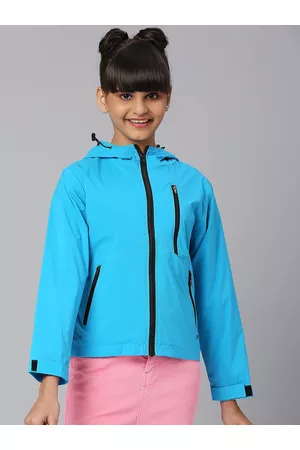 Justice Girls Hooded Lightweight Bomber Jacket