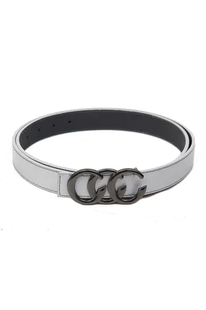 Calvadoss Girls Textured Belt With Push Pin